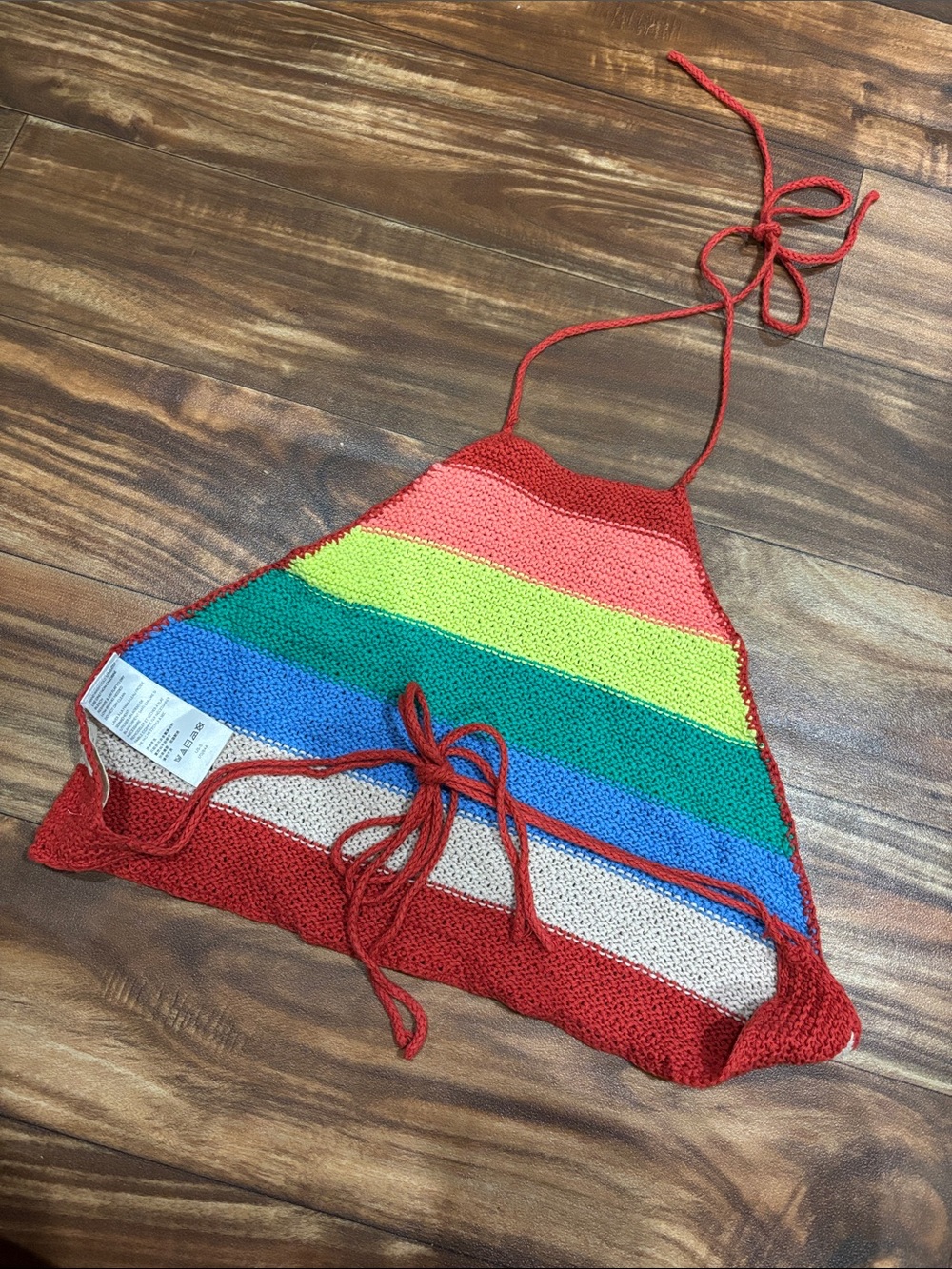 Urban Outfitters Crochet Rainbow Halter Top - Picture 3 of 3